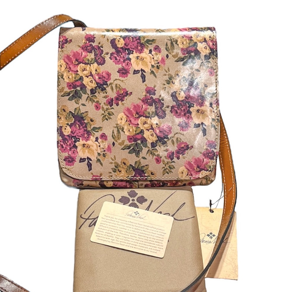 Patricia Nash Leather Granada Crossbody Bag
